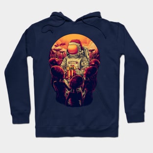 Christmas on the alien planet Hoodie